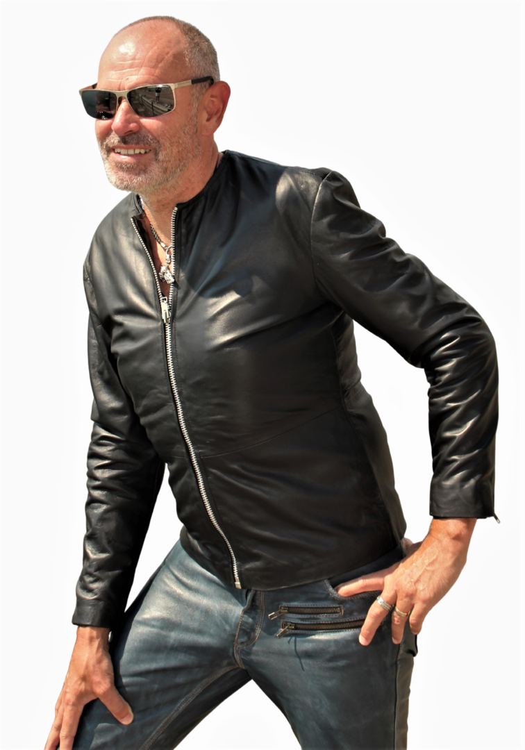 Leather jacket - leather sweater GENUINE LEATHER for men