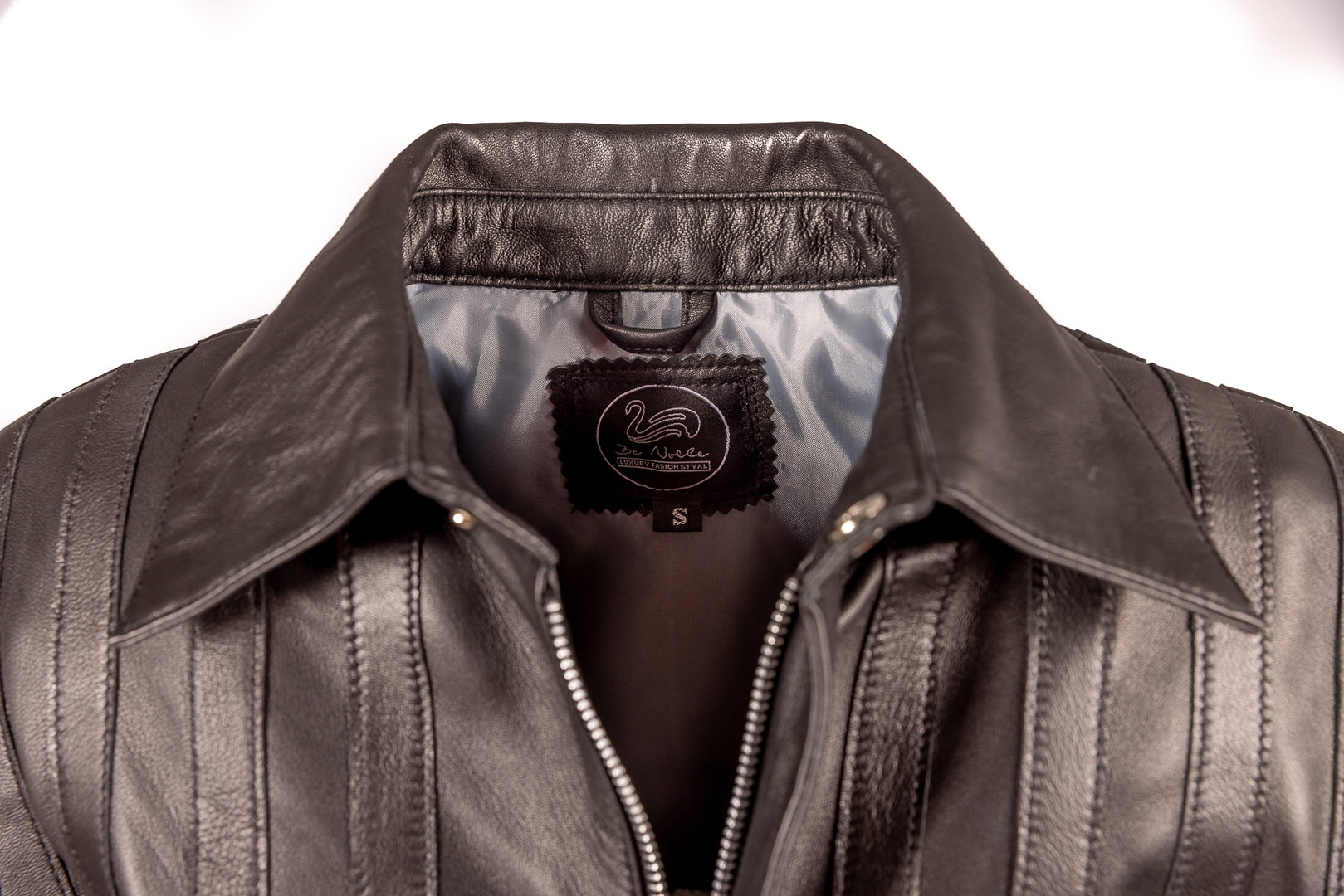 Lederhemd Lederjacke aus ECHT Leder in schwarz
