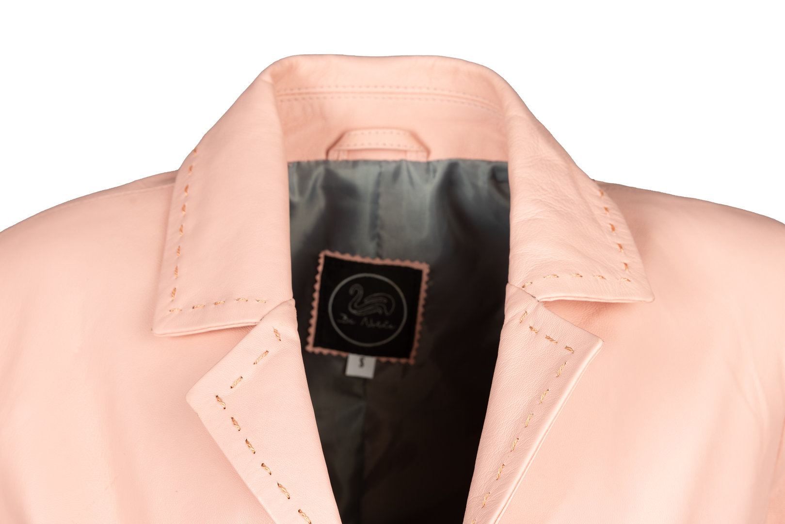 Leather Blazer in BE NOBLE Business Style pink