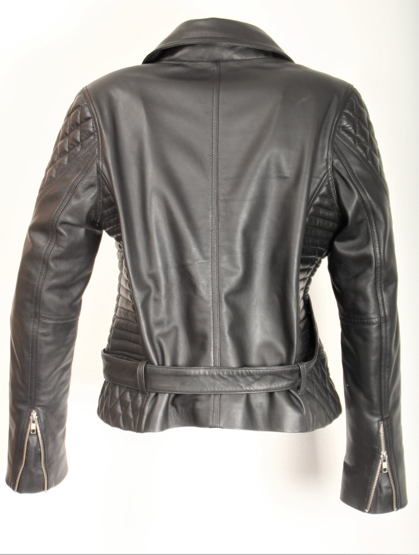 Leather Biker Jacket made of GENUINE LEATHER