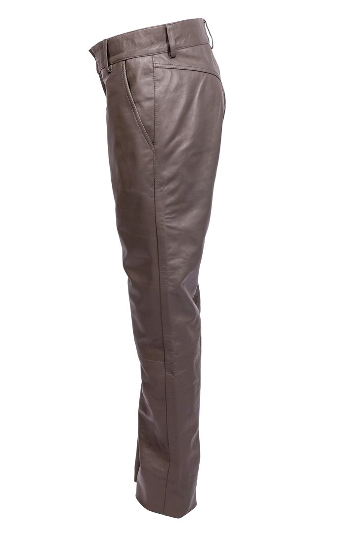 Chino pants as noble - real leather pants