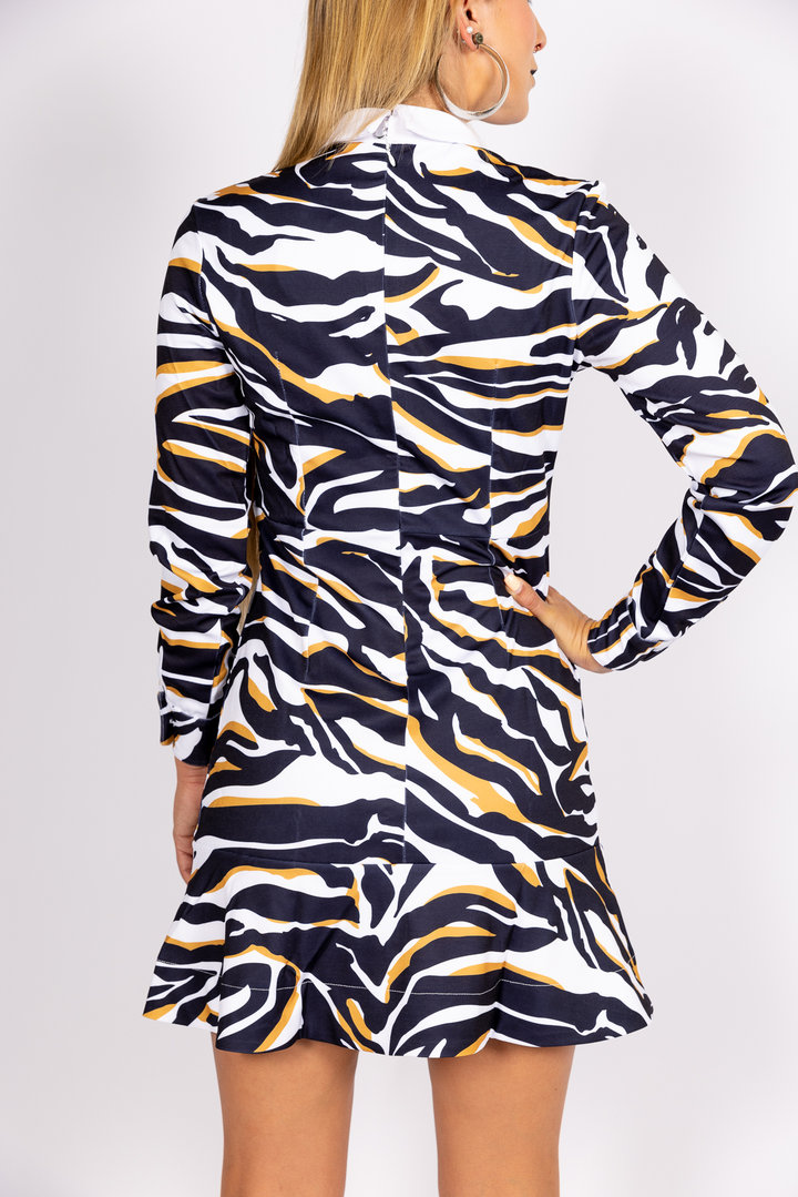 Kleid im Camouflage Tiermuster  - Leoparden Style