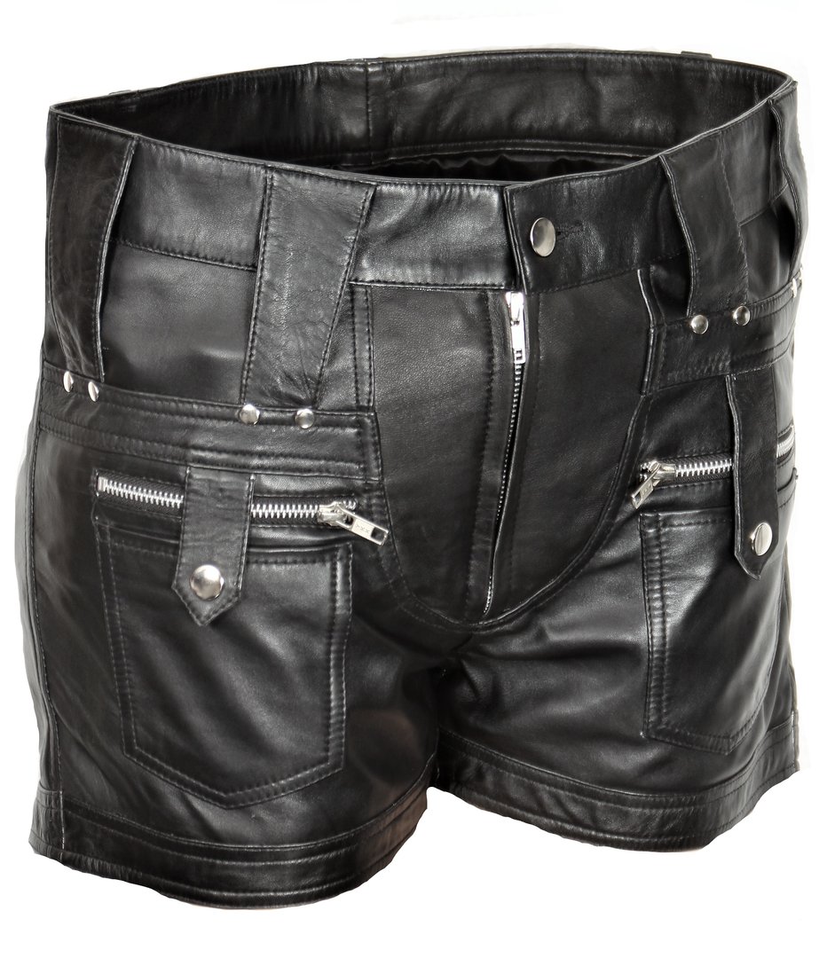Leather short in GENUINE LEATHER as cool sexy hot pants