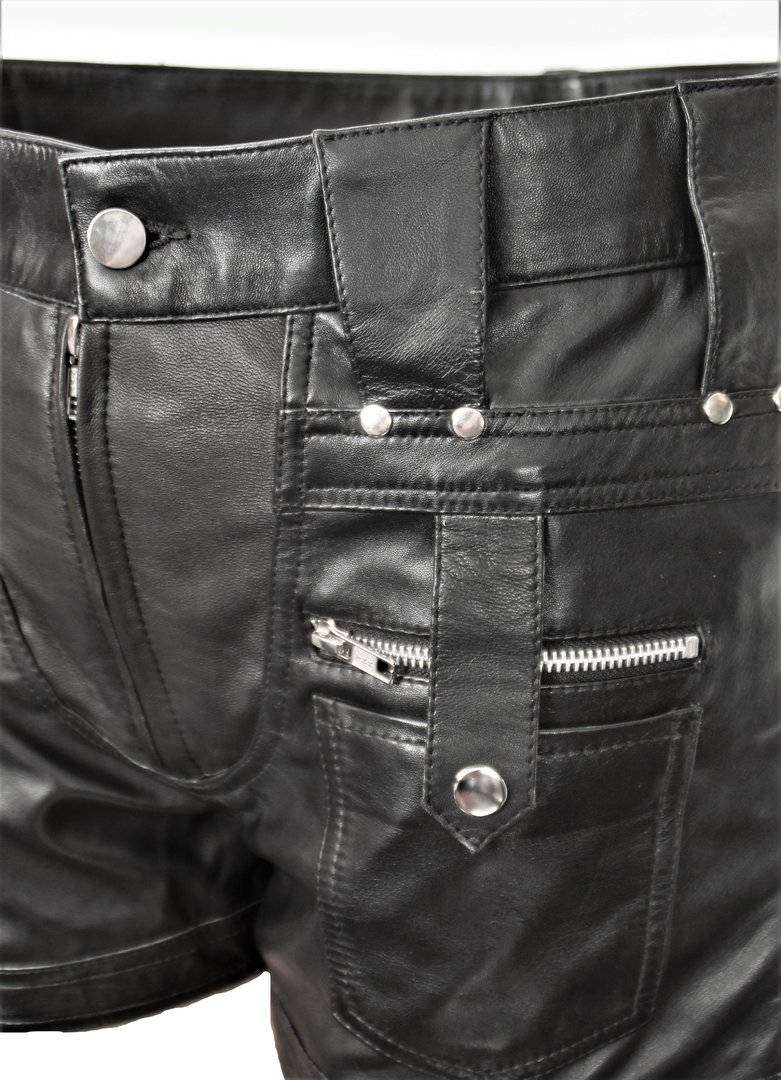 Leather short in GENUINE LEATHER for cool BOYS